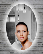 Oval mirror